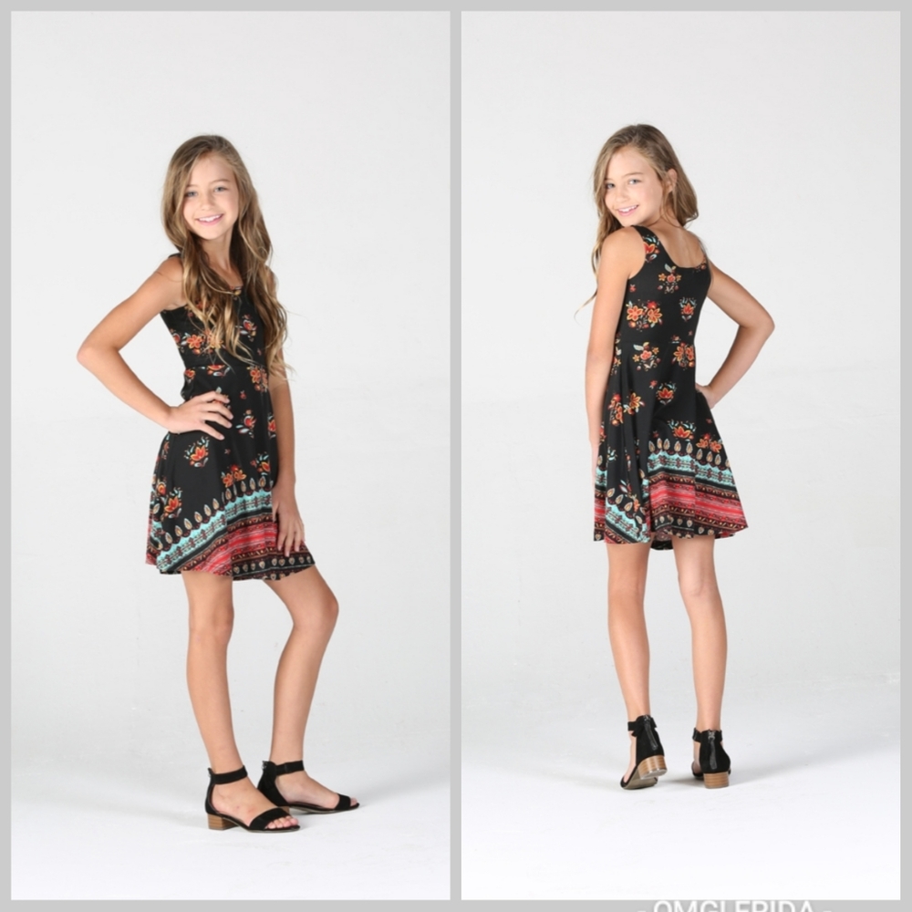 Girls KNIT SKATER DRESS